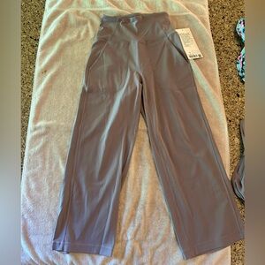 Lululemon align wide leg crop size 2 violet Verbina leggings BNWT